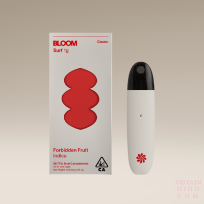 Forbidden Fruit Classic Surf 1000mg All-In-One Vape Pen by Bloom obtain high